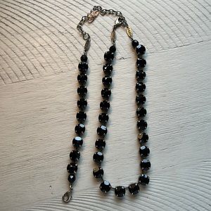 Sabika Black Manhattan Choker and Bracelet